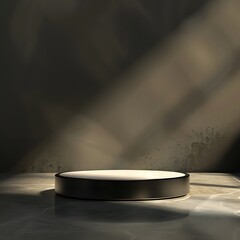 Beautiful Of 3d Realistic Of Empty podium mockup stage realistic for Product Showcase