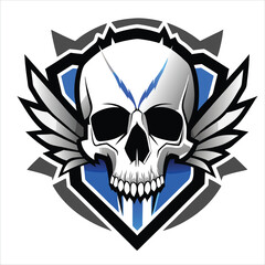 Obraz premium skull vector