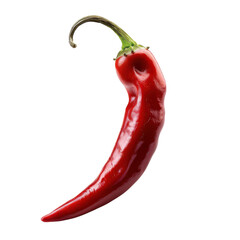 A vibrant red chili pepper, perfect for enhancing the flavor and spice of various dishes. An essential ingredient in cooking.