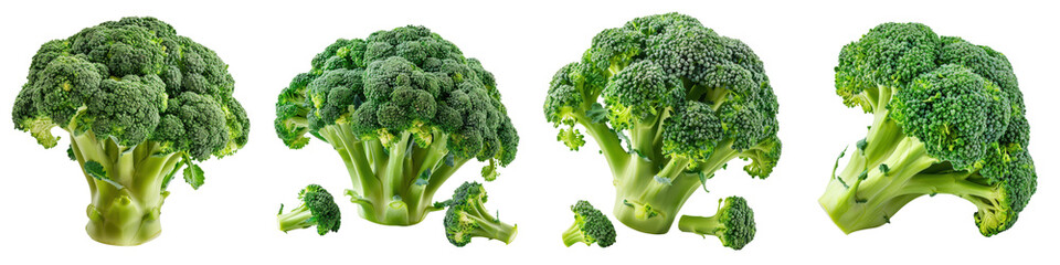 Fresh broccoli with vibrant green color, perfect for healthy recipes and nutritious meals, showcasing its natural beauty.