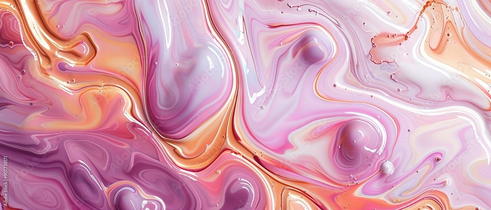 Wall mural abstract background of liquid in light colors