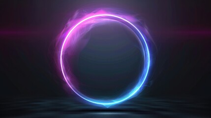 Circle light of isolated effect on transparent background.