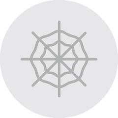 spder web Vector Line Grey Circle Grey