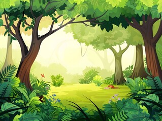 Fototapeta premium Attractive forest background best for nature background