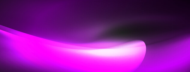 Lines and waves with neon light effect background for wallpaper, business card, cover, poster, banner, brochure, header, website