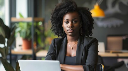 Black female staff: The perfect blend of technology and dream