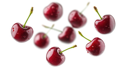 Cherry isolated transparent objects