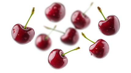 Cherry isolated transparent objects