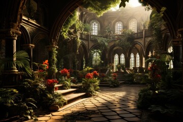 Plant architecture building outdoors.