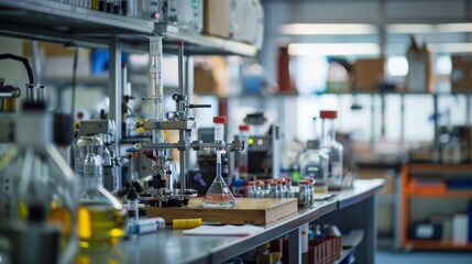 Chemistry Lab Equipment.