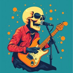 Obraz premium illustration of a skeleton