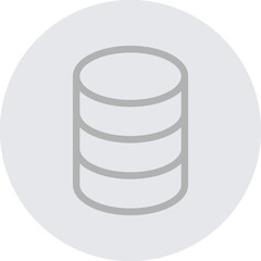 Data Vector Line Grey Circle Grey