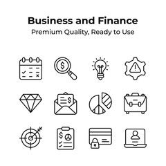 Premium Design Pack of Business Management Flat Vector Icons is now Available in Market