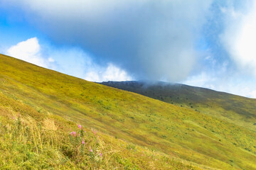 clouds over the Carpathians..