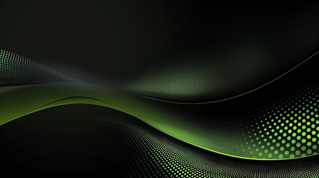  Corporate style PowerPoint background with a gradient of green and black, designed to enhance professional presentations. This versatile backdrop offers a sleek and modern aesthetic suitable 