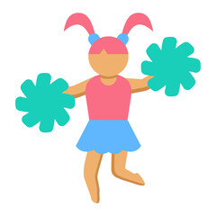 High School Cheerleading Icon