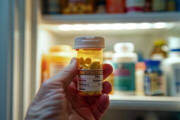 Medication for Heart Failure Management in a Tidy Home Medicine Cabinet