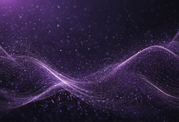 purple landscape wavy with sparkles and dots