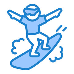 Sandboarding Icon