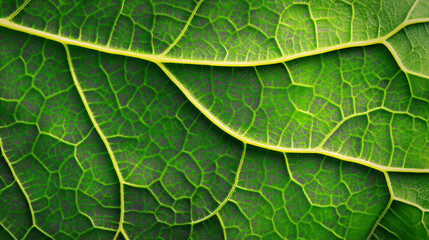 Fototapeta premium 葉脈をマクロで撮影した背景テクスチャ画像