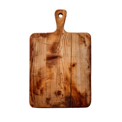 kitchen wooden board on a white background.