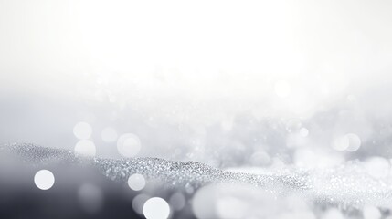 Abstract white background with soft bokeh effects and gentle gradients, creating a calming and elegant atmosphere.