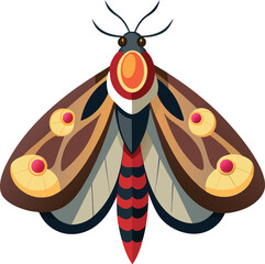 Intricate Deadhead Butterfly Doodle in Black and White | Art Prin