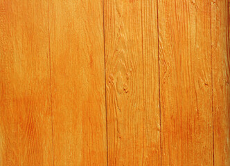 Fototapeta premium Orange wood plank background or texture