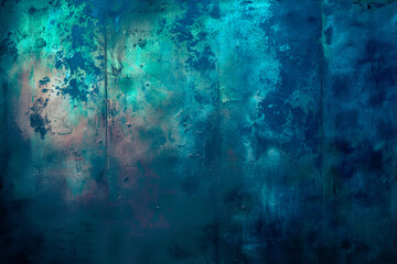 Fototapeta premium Abstract Blue Grunge Wall Texture 
