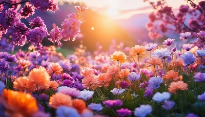 Flower Fantasia Embark on a fantastical journey through vibrant blooms.