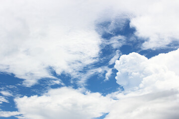 Obraz premium blue sky with clouds