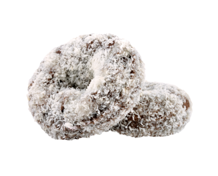 Coconut chocolate donut transparent png