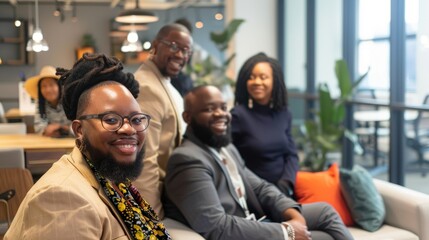 Obraz premium When wisdom meets Infinity: Black Office pioneers and Innovators 