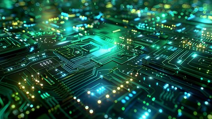 Obraz premium computer circuit board