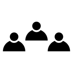 Team Icon, Simple Icon Vector Design, best used for presentation, application, web and banner