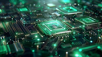 Obraz premium computer circuit board