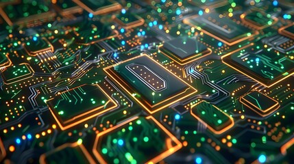 Fototapeta premium computer circuit board