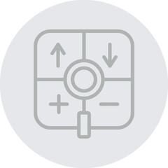 Swot Analysis Vector Line Grey Circle Grey