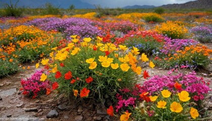 Colorful Wildflowers in Bloom