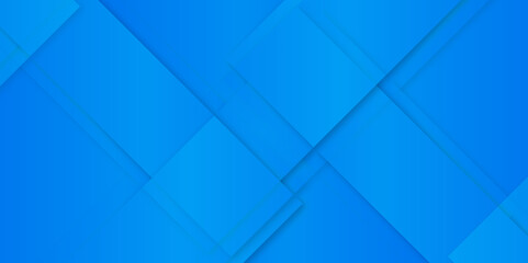 Obraz premium Abstract 3d modern blue geometric diagonal overlay layer background. luxury gradient line background random square shape design. glow gradient polygon pattern on blue background.