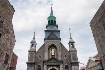 Obraz premium Notre-Dame-de-Bon-Secours Chapel Montreal Canada