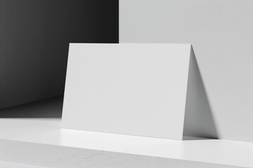 Naklejka premium Landscape invitation card mockup creation