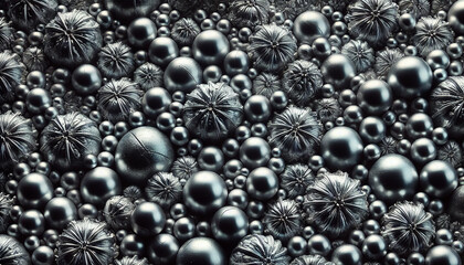 Close-up Texture of Lawrencium with Light Reflections and Shadows