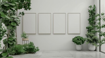 The elegance in Simplicity Minimalist Studio is set against a beautiful floral backdrop