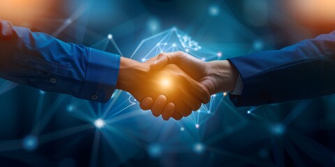 Symbolizing collaboration for success in the corporate world.