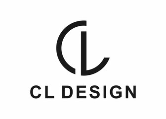 letter cl logo, design, Vector, illustration, creative icon, template