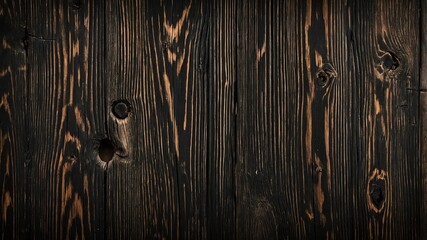 Obraz premium vintage wooden black grungy texture for background