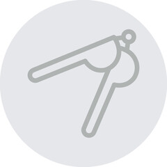 Squeezer Vector Line Grey Circle Grey