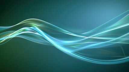 A serene and abstract representation of flowing waves, blending soft colors and light for a calming visual effect.