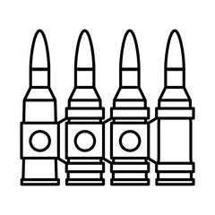 Ammo Bullet icon template